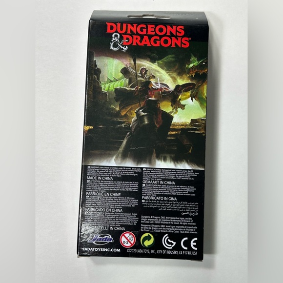 Dungeons & Dragons - Jada Diecast Drow Elf, Dragonborn, Human & Mind Flayer - Picture 4 of 8